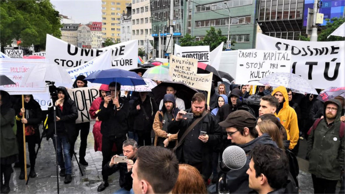 Slowakische Kulturszene protestiert gegen Kulturministerin 