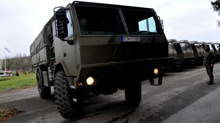 Armed Forces present 55 new vehicles