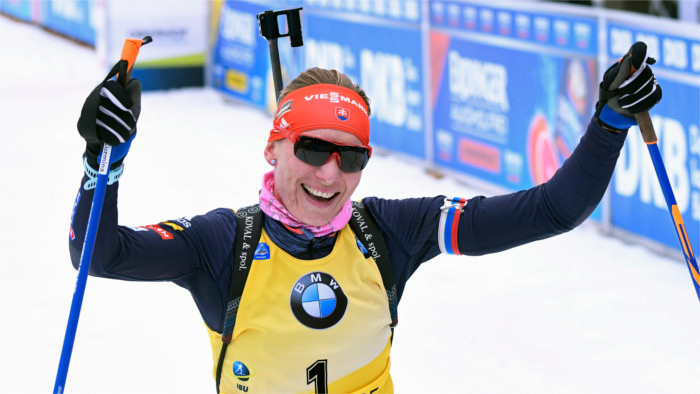 Kuzmina erfolgreich in Oberhof