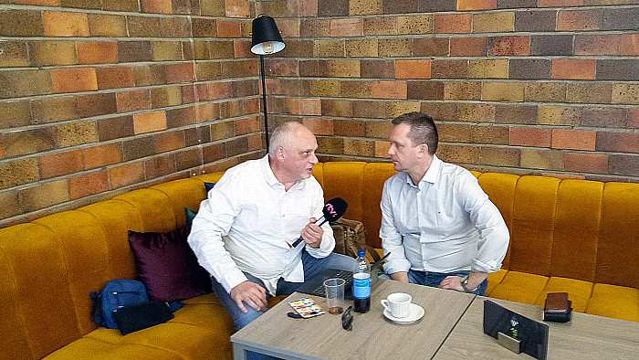Eine Kaffeepause mit nettem Besuch vom MDR