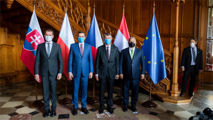 Rencontre du V4 en Tchéquie