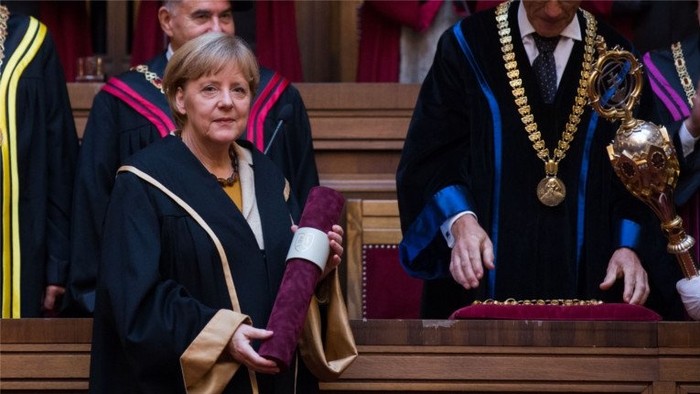 Ehrendoktortitel für Angela Merkel