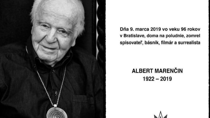 Opustil nás Albert Marenčin
