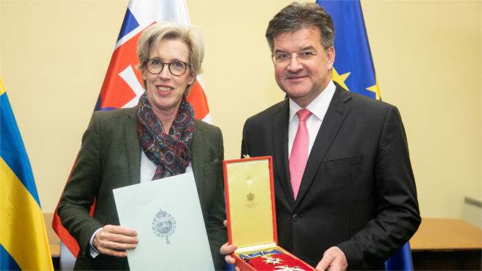 Außenminister Lajčák erhielt Königlichen Nordstern-Orden