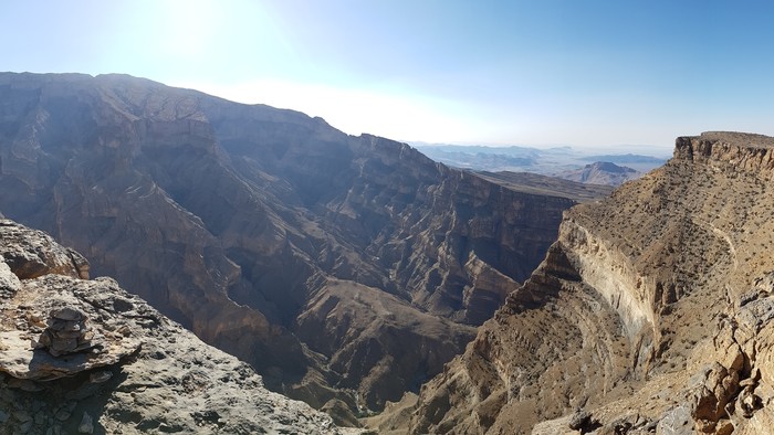 Omansky Grand Canyon cestou na Jebel Shams.jpg