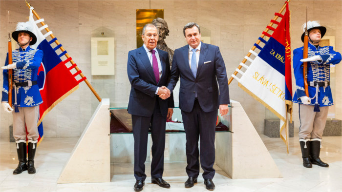 Danko se reúne con Lavrov y destacan la importancia de la lucha contra el fascismo