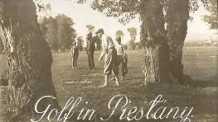 La historia del golf en la ciudad de Piešťany