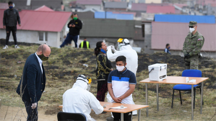 La colonie rom de Bystrany n’est plus en quarantaine