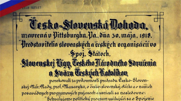 Sto rokov od podpisu Pittsburskej dohody