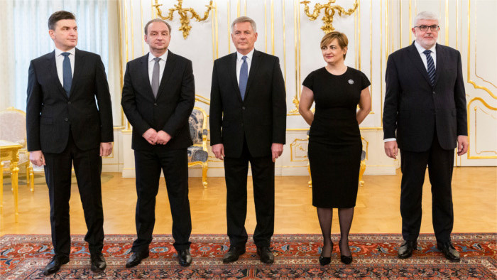 Nouveaux ambassadeurs de la République slovaque