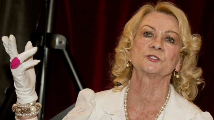 Herečka Eva Mária Chalupová oslavuje
