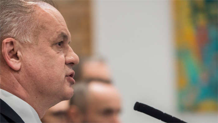 El expresidente Andrej Kiska anuncia que abandona la política