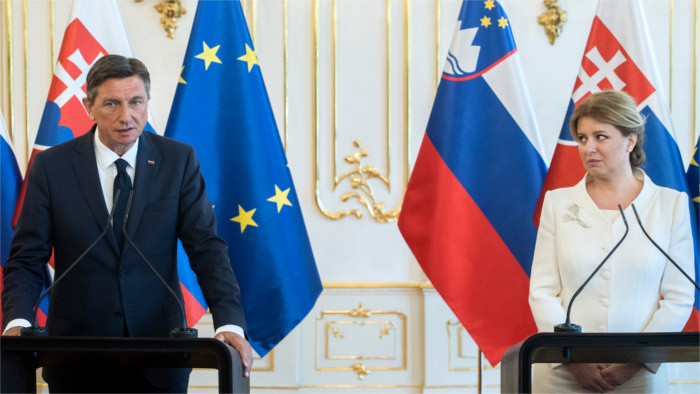 La présidente slovaque reçoit son homologue slovène