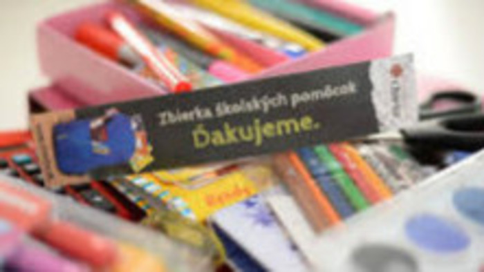 Zbierka školských pomôcok