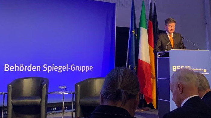 Foreign minister addresses Berlin Security Conference 