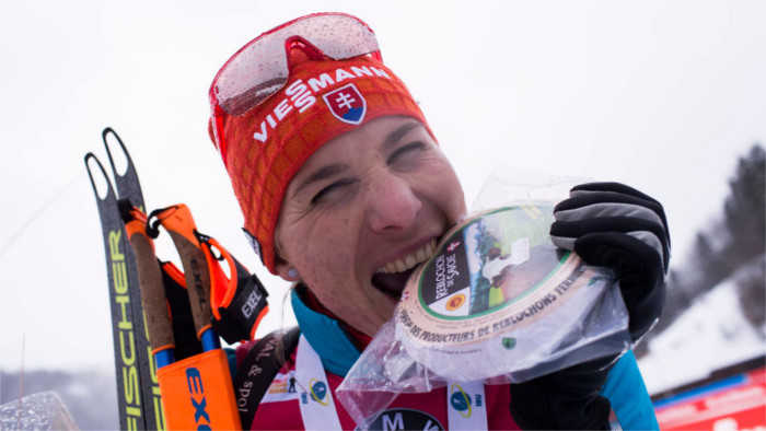 Anastasia Kuzmina victorious in France