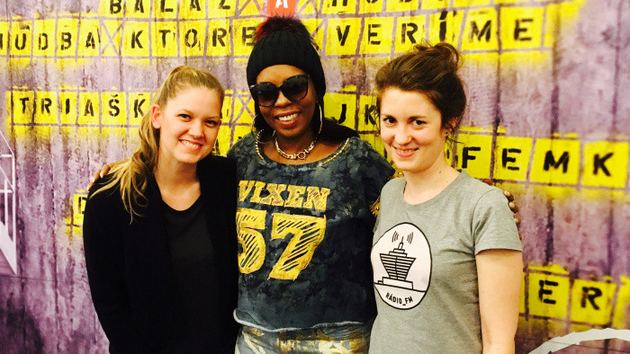 Rapperka Rah Digga v :Popo_FM