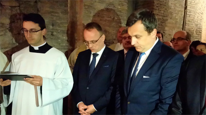 Parlamentschef auf Rom-Besuch