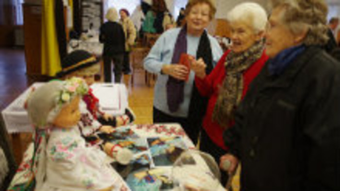 Výšivkárka krojov Anna Pastorková zo Záriečia pri Trenčíne