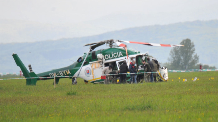Trágico accidente de un helicóptero de policía