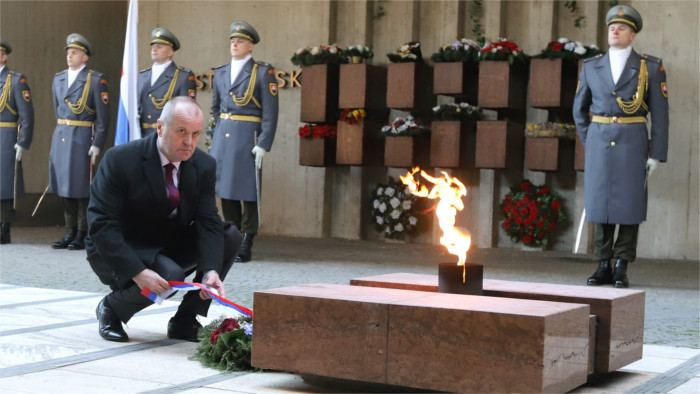 Глава Минобороны П. Гайдош побывал в музее СНП в Банской Бистрице
