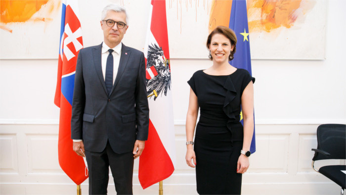 Außenminister Korčok auf Staatsbesuch in Österreich 