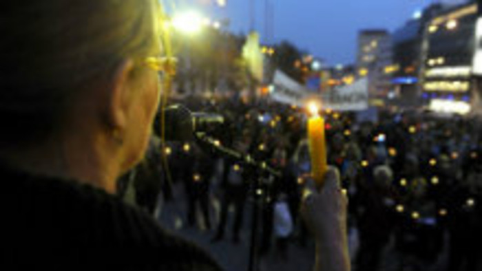 Rekonštrukcia sviečkovej manifestácie