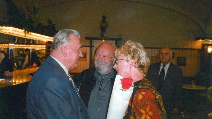 S prezientom SR Michalom Kováčom pri jeho návšteve vo Washingtone.jpg