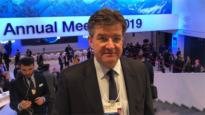 Außenminister Lajčák in Davos über Zukunft Europas