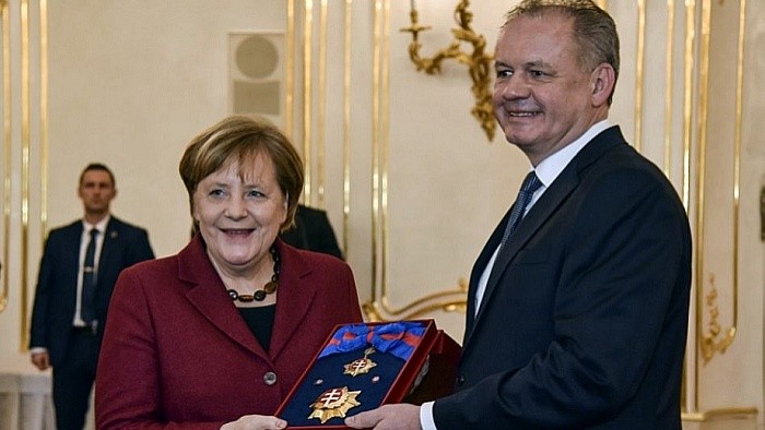Hohe Auszeichnung der Slowakei für Angela Merkel