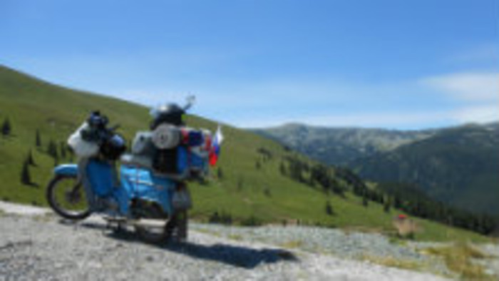 Po Európe na 46 ročnom motocykli