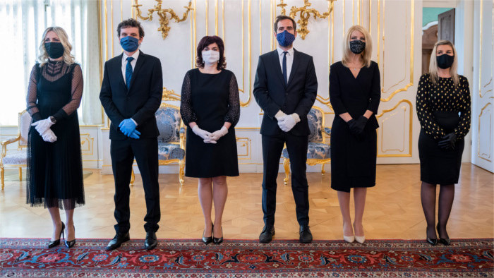 La presidenta Zuzana Čaputová nombra a seis nuevos jueces