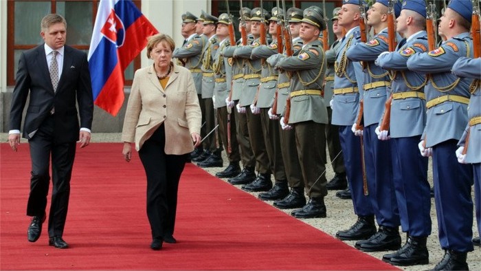 Bundeskanzlerin Angela Merkel in Bratislava