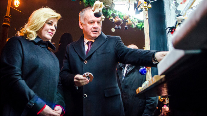 Kroatiens Präsidentin zu Besuch in der Slowakei