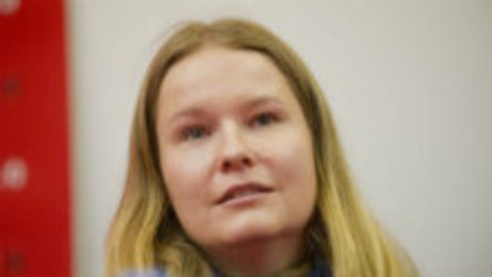 Režisérka Iveta Grófová v Nočnej pyramíde