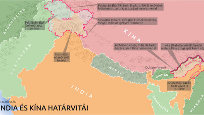 Kasmíri konfliktus: India vs Kína