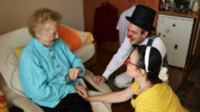 Zdravotní klauni medzi seniormi