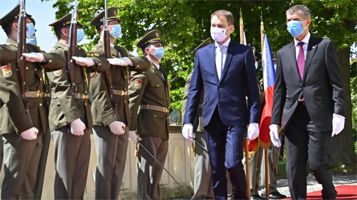 Circulation libre à la frontière tchéco-slovaque