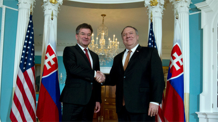 Lajčák sa reunirá con Pompeo en Washington