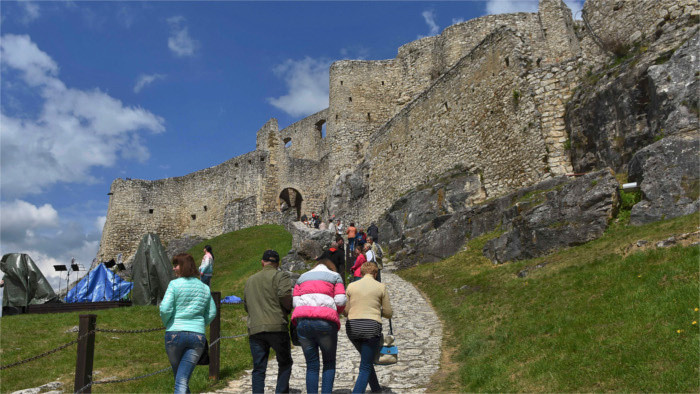 Le Château de Spiš se détériore