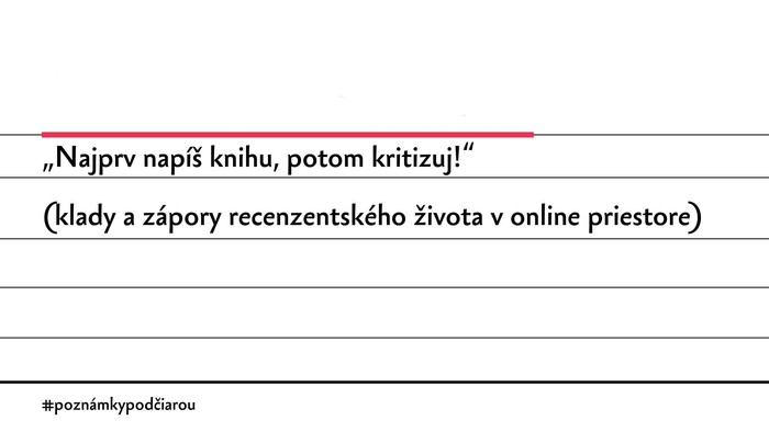 LIC a SAV spúšťajú diskusný formát Poznámky pod čiarou