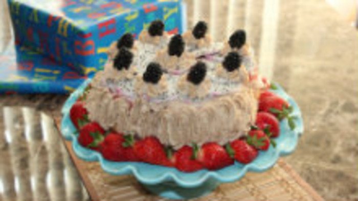 Karobovo-banánová raw torta