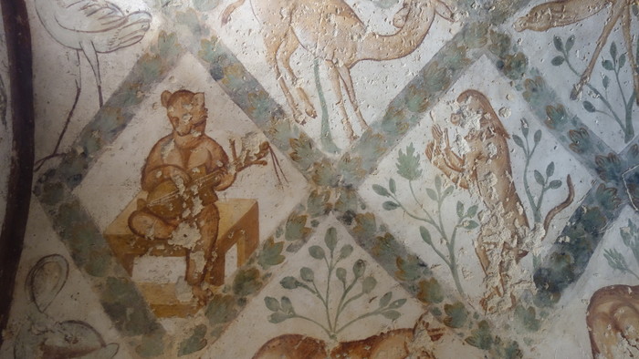 Qasr Amra - fresky III.JPG
