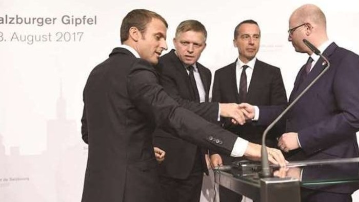 Mag-Európa, Macron és a szlavkokvi hármak
