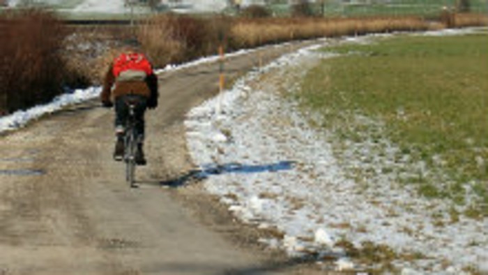 V zime na bicykli – 1. časť