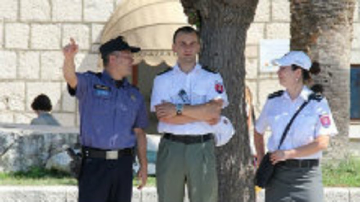 Naši policajti pri Jadranskom mori