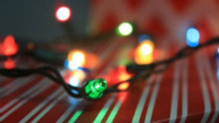 Vianočné osvetlenie doma