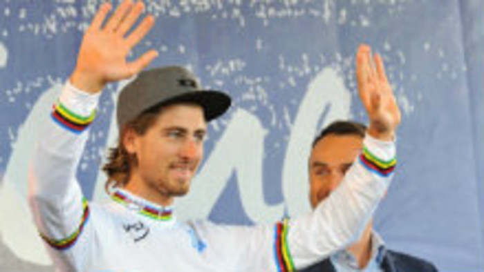 Sagan cyklistom roka