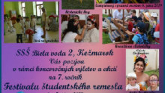 Pozvánka na Festival študentského remesla