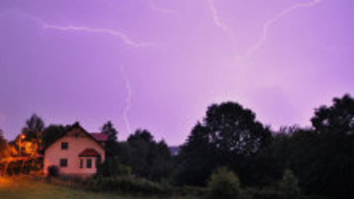 Veľa domov u nás nemá bleskozvod